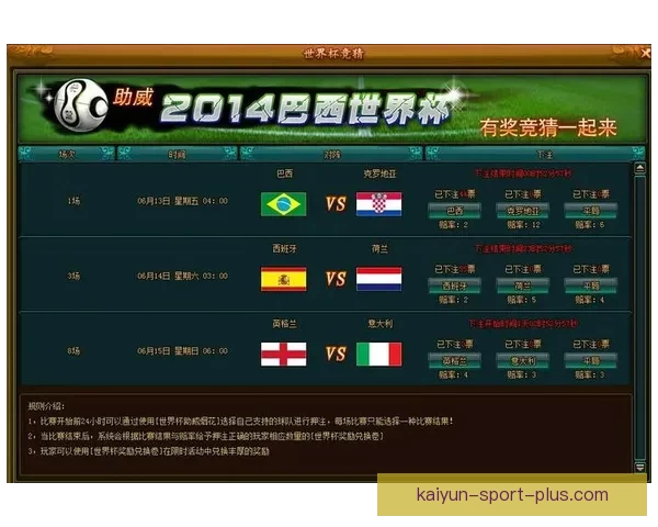 世界杯竞猜胜负策略解析与实用技巧全面提升中奖率